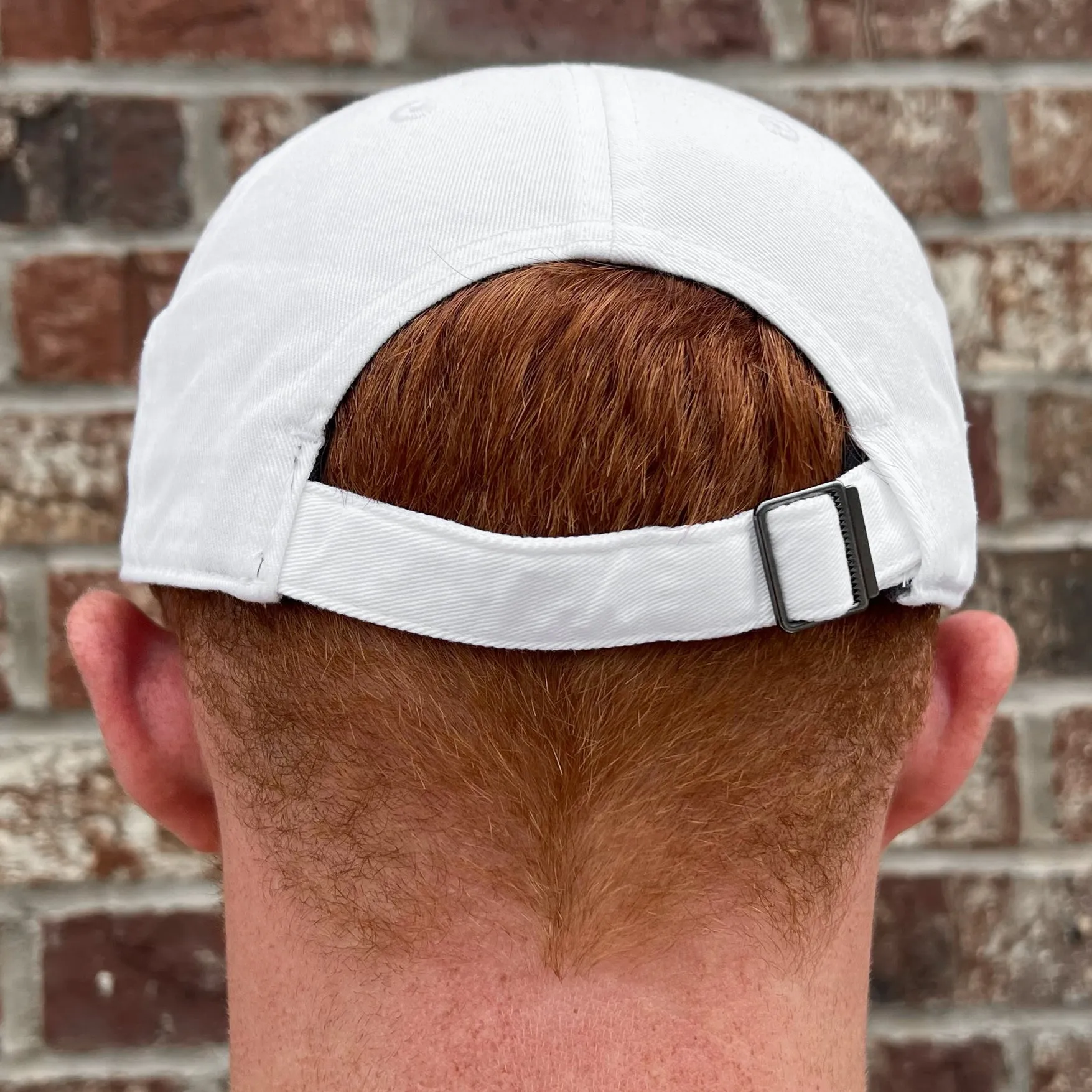 90's MSU Adjustable Slouch Cap – White